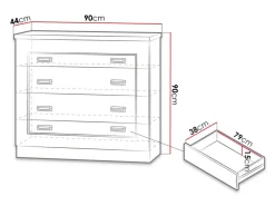 Kommode Lircava 100 (Lefkas eg)