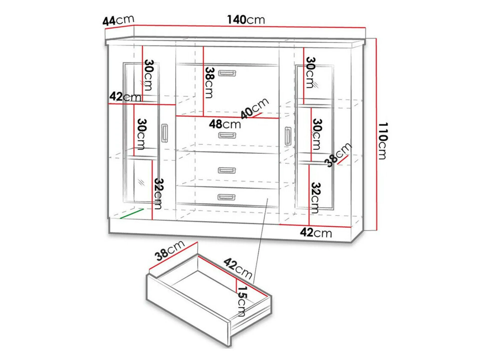 Kommode Lircava 111 (Lefkas eg)