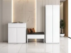 Kommode Lorcama 105 (Hvid)