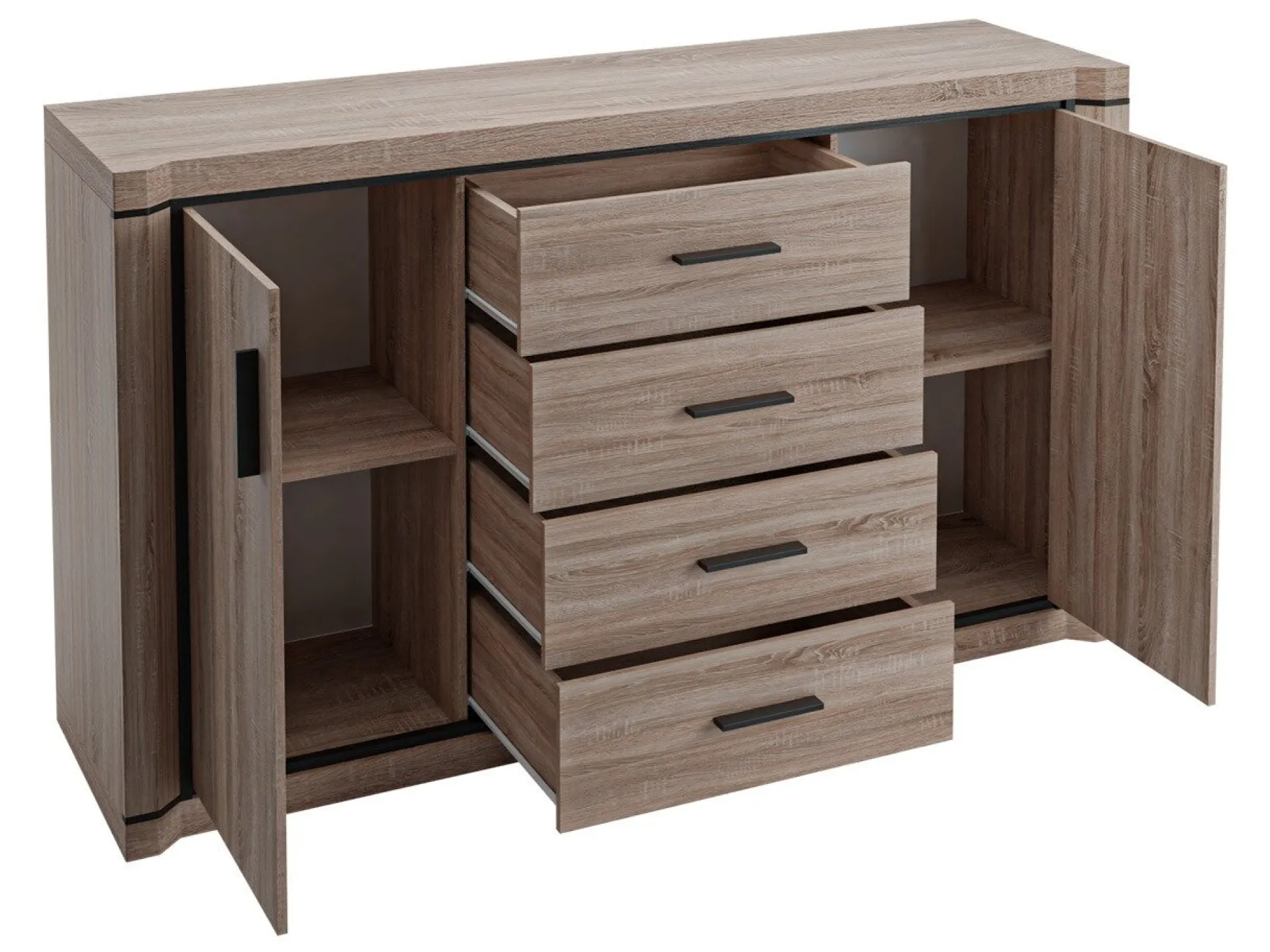 Kommode Lorelie 100 (Trøffel egetræ)