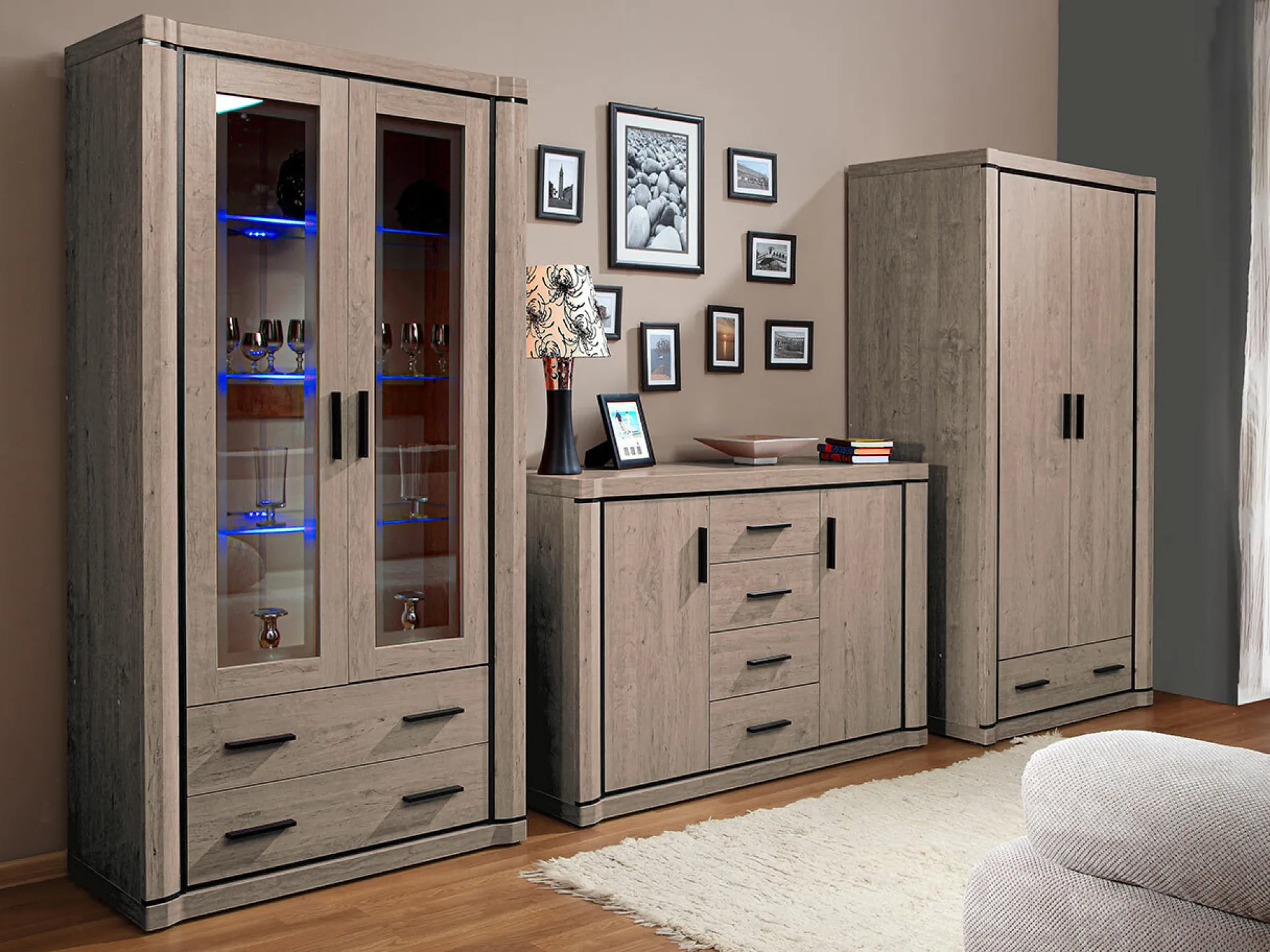 Kommode Lorelie 100 (Trøffel egetræ)