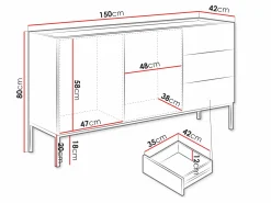 Kommode Lunole 114 (Kashmir)