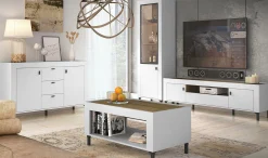 Kommode Mormavu 103 (Mat hvid)