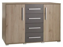 Kommode Murrieta 148 (San remo eg + Grå)