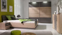 Kommode Murrieta 148 (San remo eg + Grå)