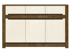 Kommode Ophevaru 101 (Glossy cream + April egetræ)