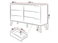 Kommode Otis II (Kashmir)