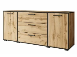 Kommode Sarasota 174 (Sort + Wotan eg)