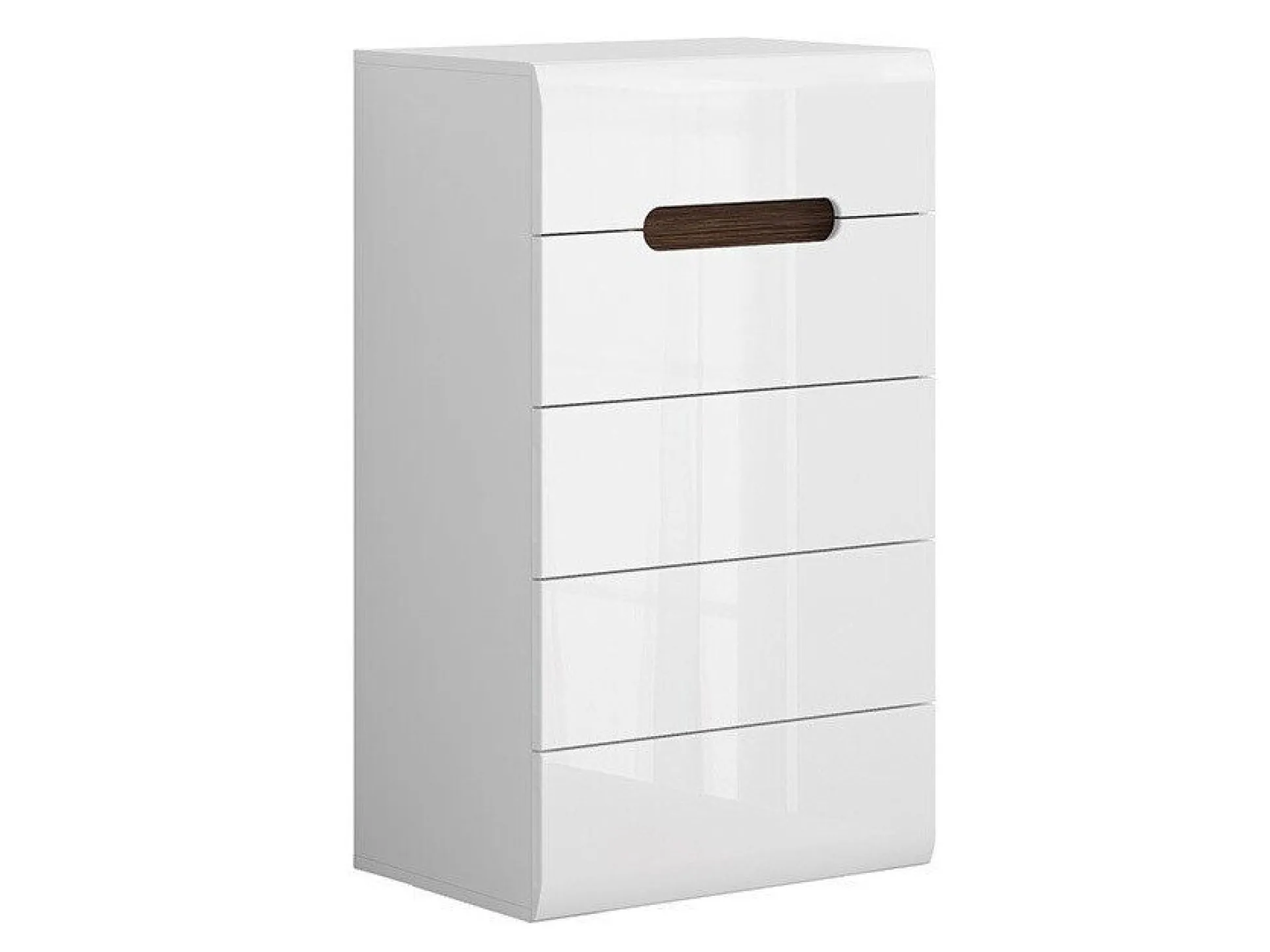 Kommode Serveso 103 (Hvid + Glansfuld hvid)