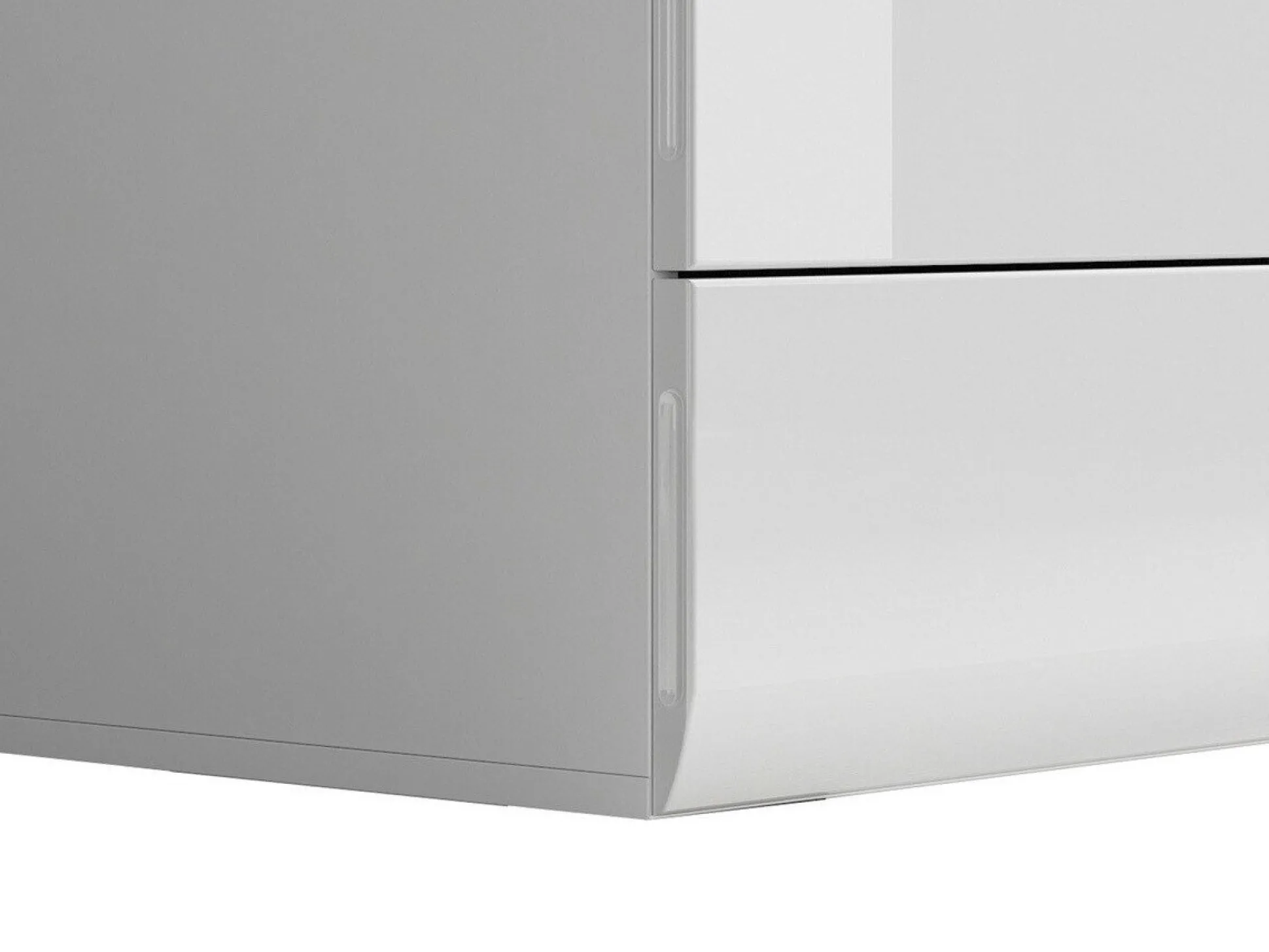 Kommode Serveso 103 (Hvid + Glansfuld hvid)