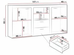 Kommode Soca (Sonoma eg)