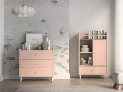 Kommode Tortoli 105 (Lyserød)