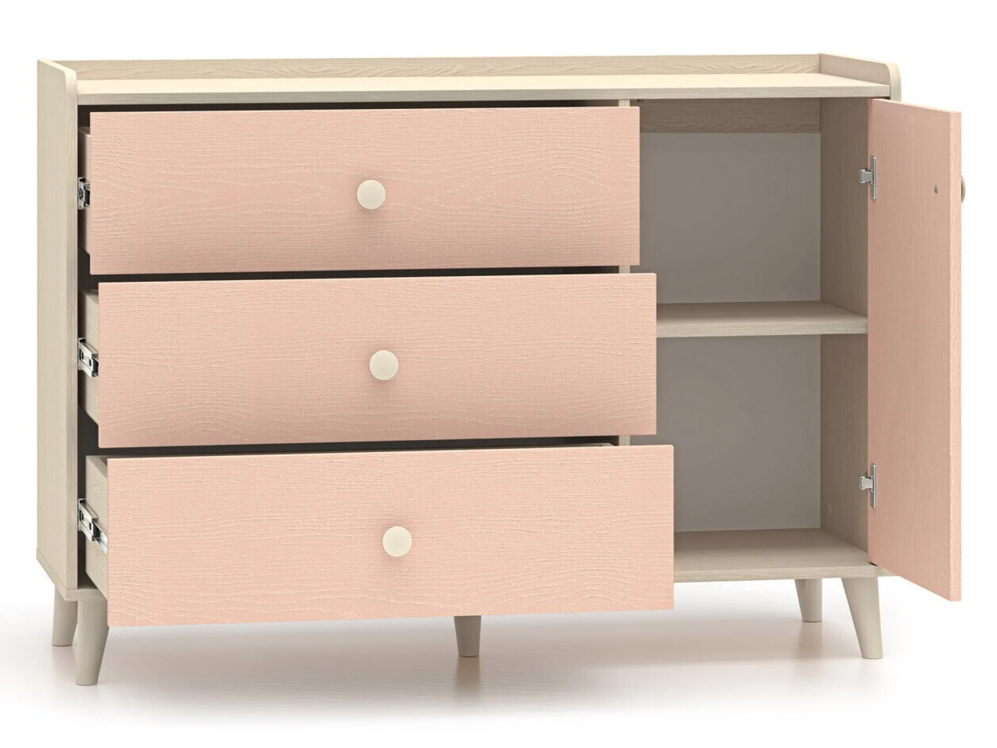 Kommode Tortoli 104 (Lyserød)