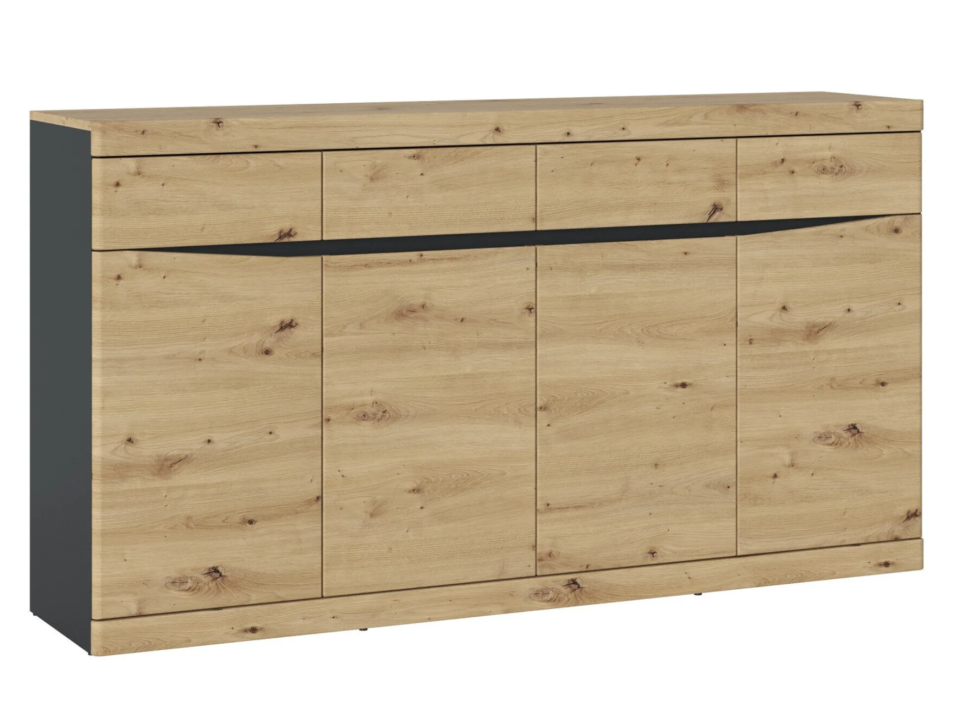 Kommode Venlori 124 (Antracit + Artisan eg)