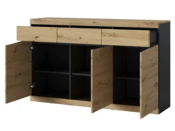 Kommode Venlori 123 (Antracit + Artisan eg)