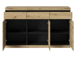 Kommode Venlori 123 (Antracit + Artisan eg)