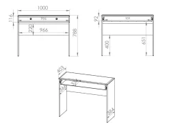 Konsolbord Romlevo 104