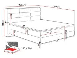 Kontinentalseng ComfiDream Serena (Barrel 90)