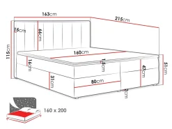 Kontinentalseng Pomona 116 (Magic fløjl 2213)