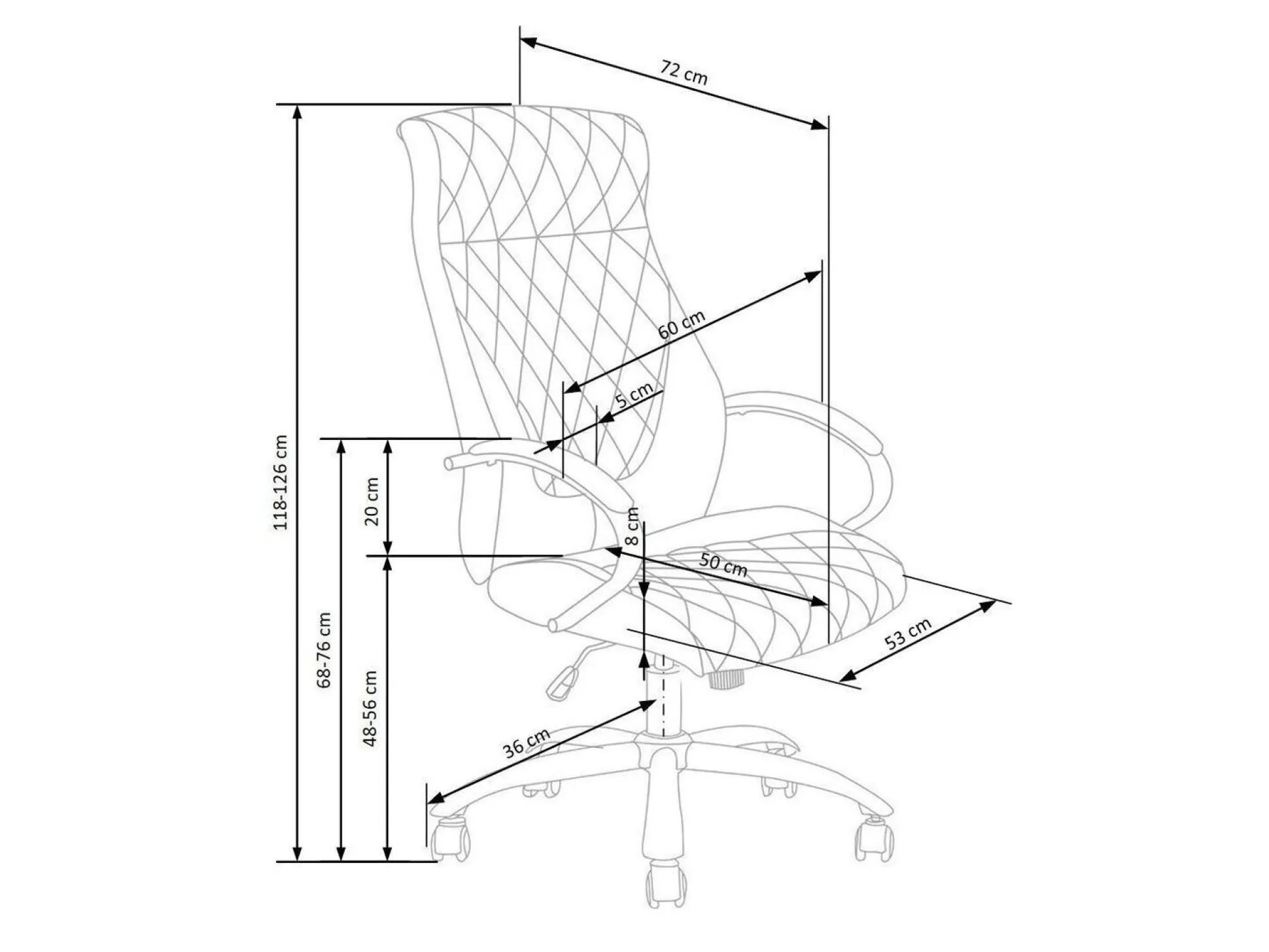 Kontorstol Houston 392