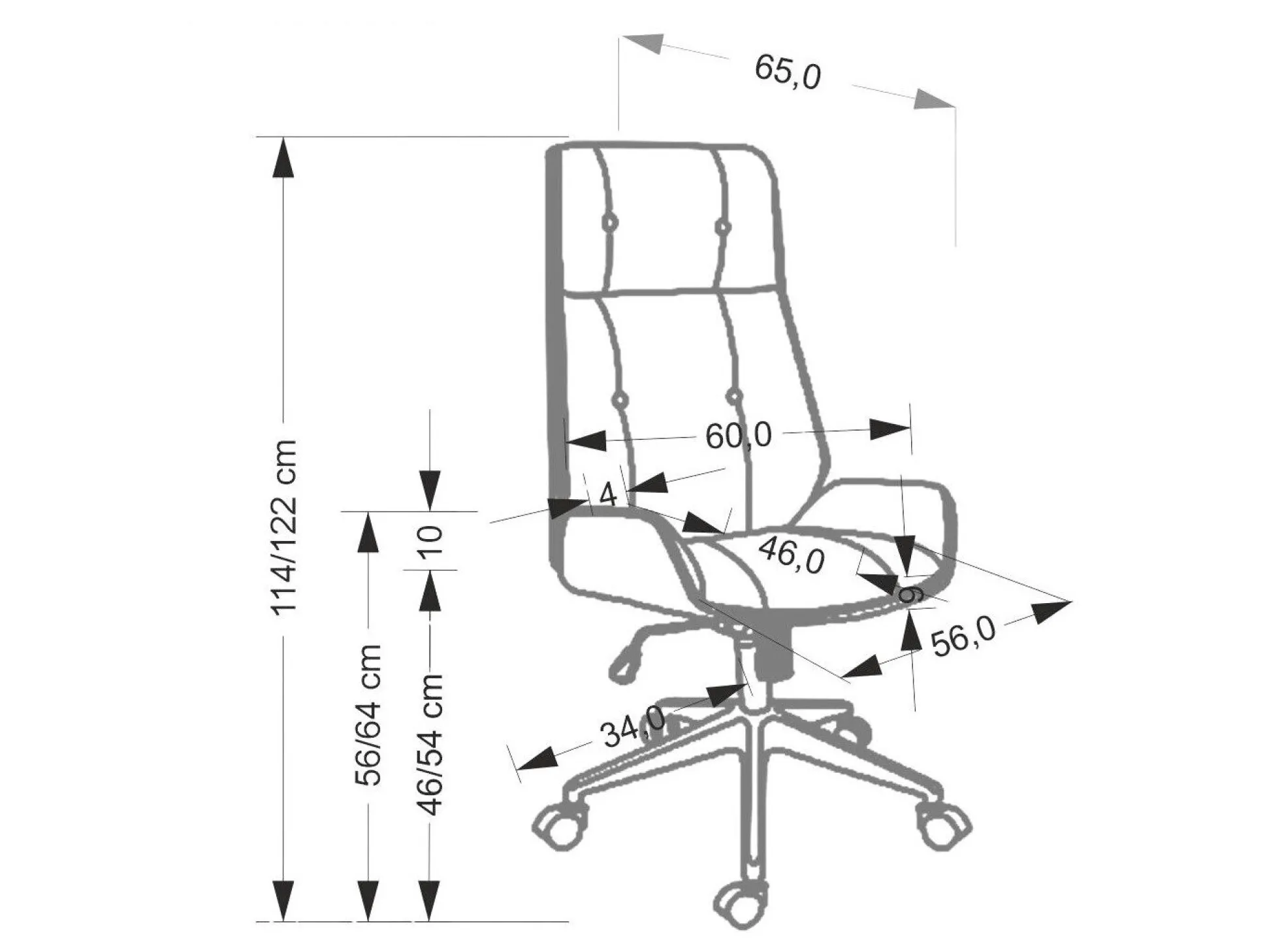 Kontorstol Houston 1926 (Beige)