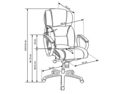 Kontorstol Houston 595 (Lysebrun)