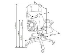Kontorstol Houston 189 (Mørkebrun)