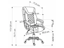 Kontorstol Houston 1602 (Sort)