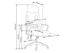 Kontorstol Houston 1080 (Sort)