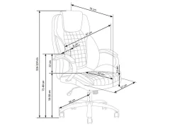 Kontorstol Houston 1387 (Sort)