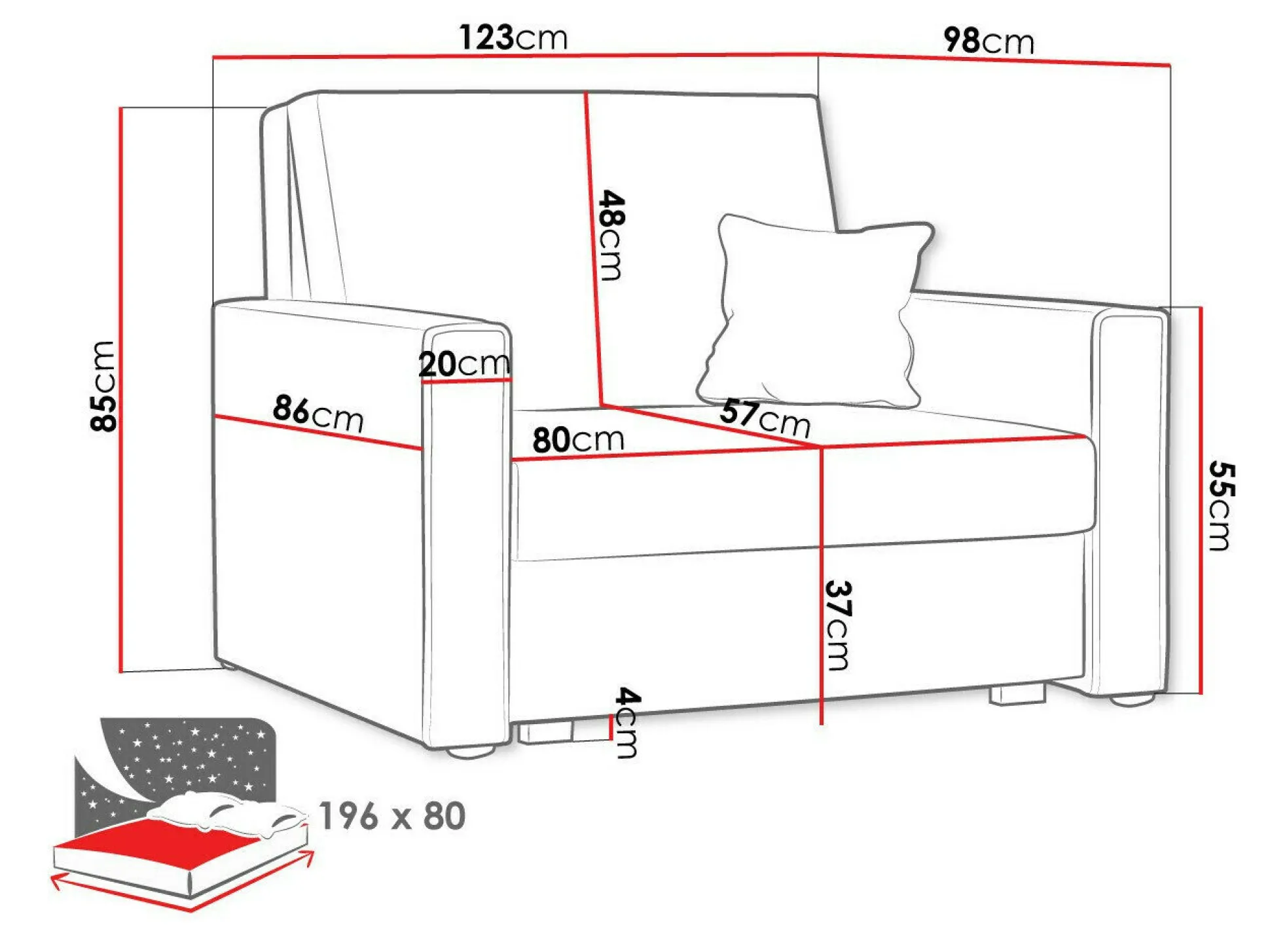 Lænestol Clarlen I (Poso 145)