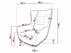 Lænestol Comfivo Ulmus (Alfa 01)