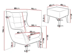 Lænestol Comfivo Ulmus V (Poso 100)