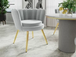 Lænestol Comfivo Univae (Grå + Gylden)