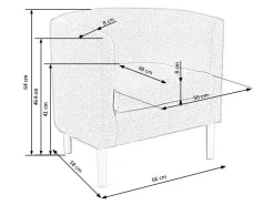 Lænestol Houston 893