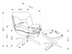 Lænestol Houston 2029