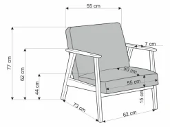 Lænestol Houston 1684