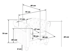 Lænestol Houston 2092 (Beige)