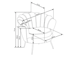 Lænestol Houston 828 (Mørkegrøn)