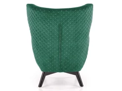 Lænestol Houston 836 (Mørkegrøn + Sort)