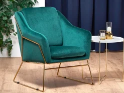 Lænestol Houston 846 (Turkis + Gylden)