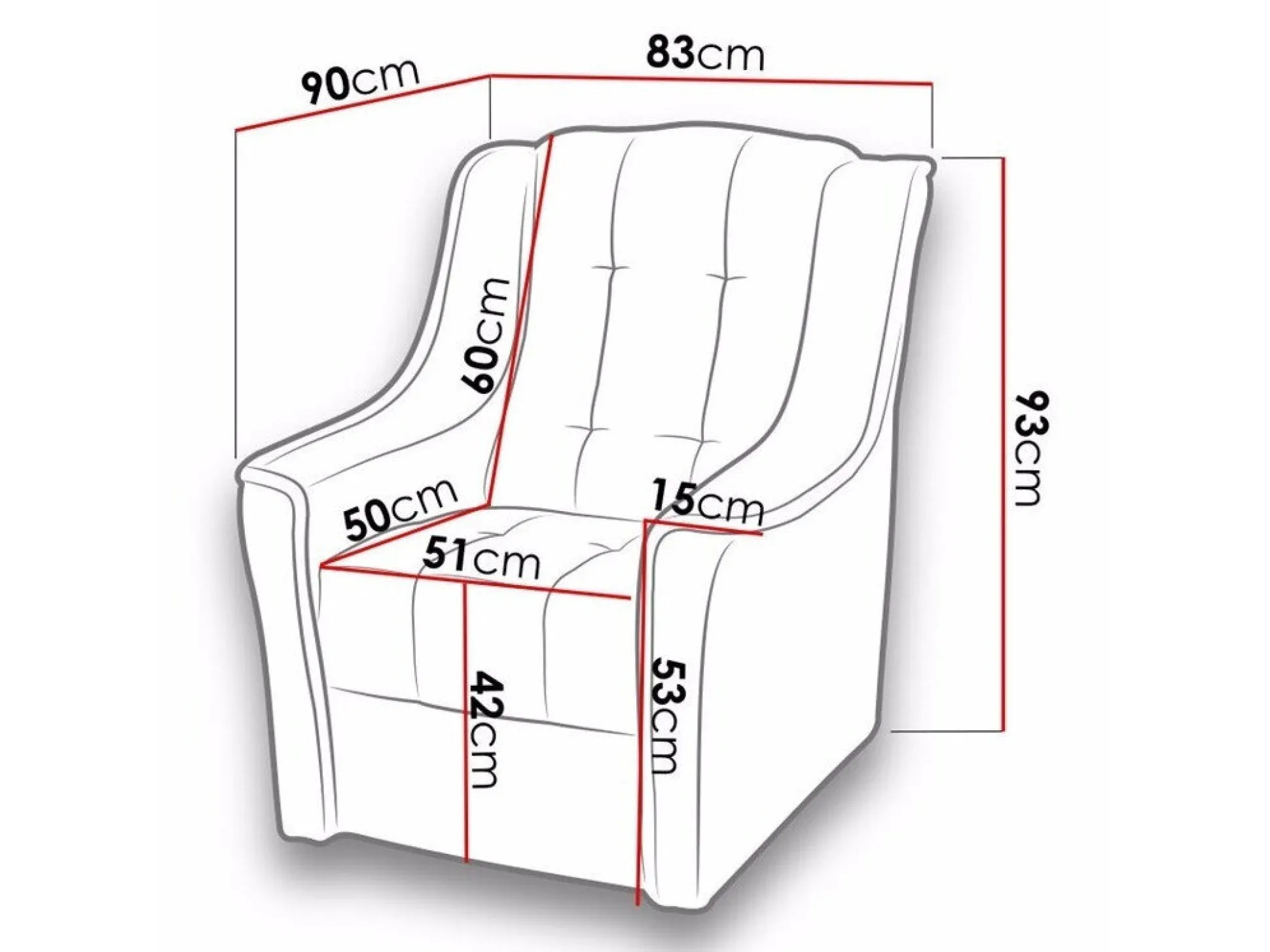 Lænestol Providence 108 (Ibiza 17 + Ibiza 15)