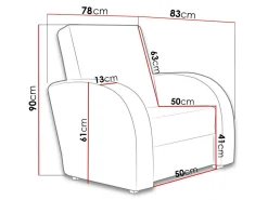 Lænestol Providence 114 (Soft 066 + Kreta 07)