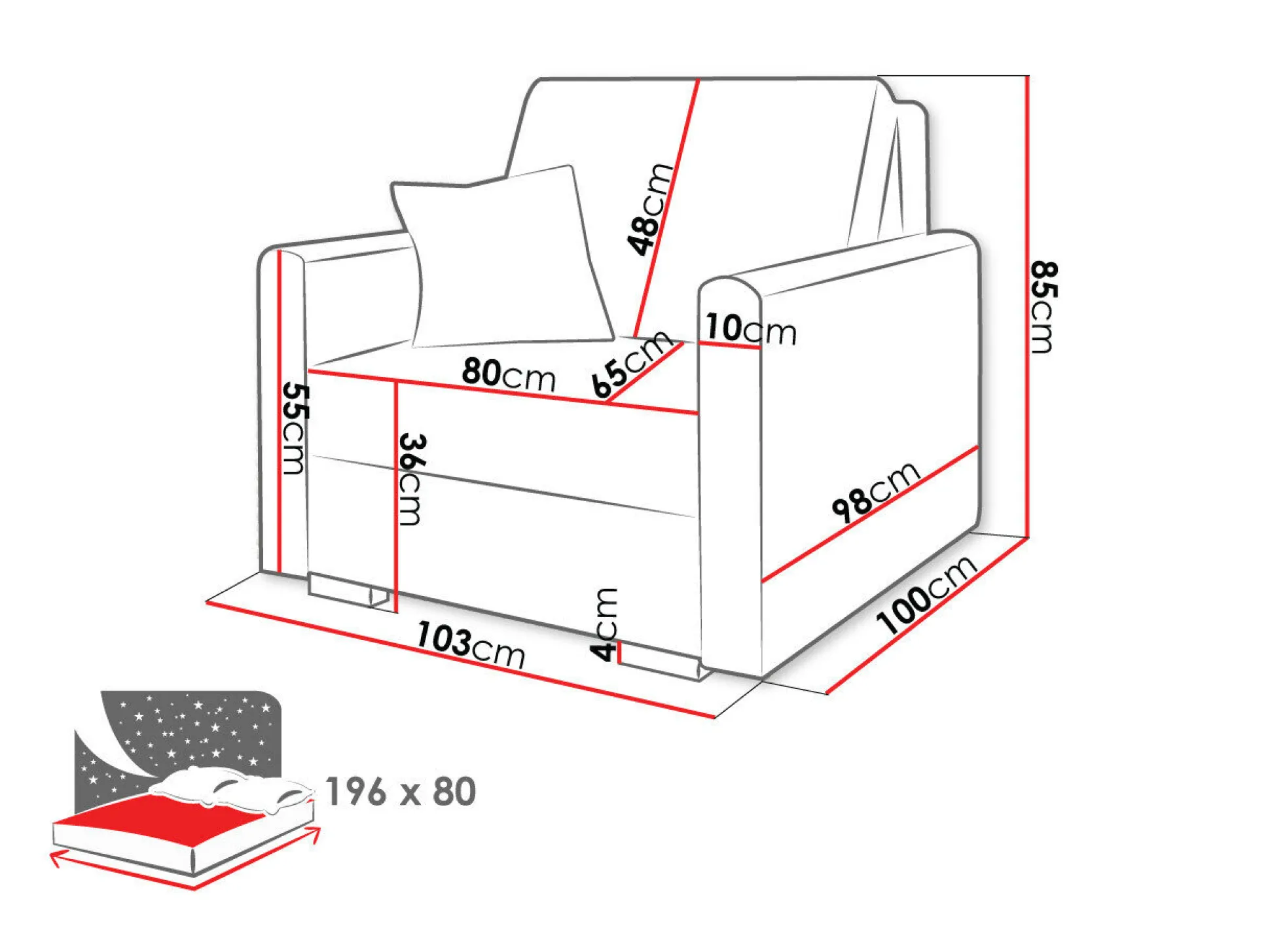 Lænestol Solrin I (Tilia 17)