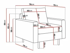 Lænestol Tenfloa 102 (Lincoln 03)