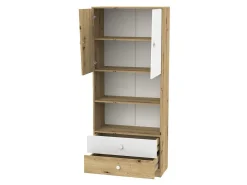 Møbelsæt Almira 115 (Artisan eg + Hvid)