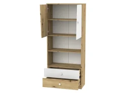 Møbelsæt Almira 116 (Artisan eg + Hvid)