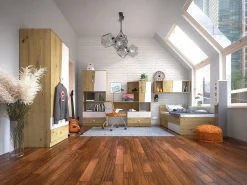 Møbelsæt Almira 114 (Artisan eg + Hvid)