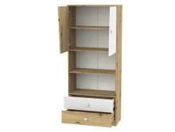 Møbelsæt Almira 114 (Artisan eg + Hvid)