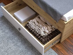 Møbelsæt Almira 114 (Artisan eg + Hvid)